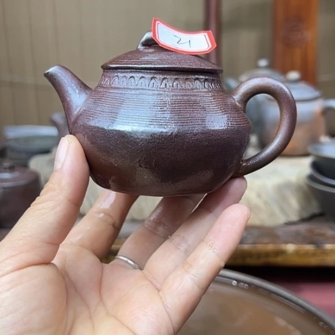 戬谷龙窑柴烧茶壶21