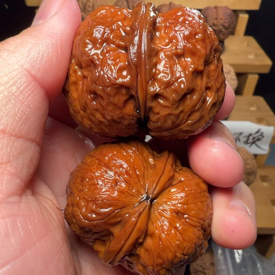 吊坠文玩核桃秦权42mm