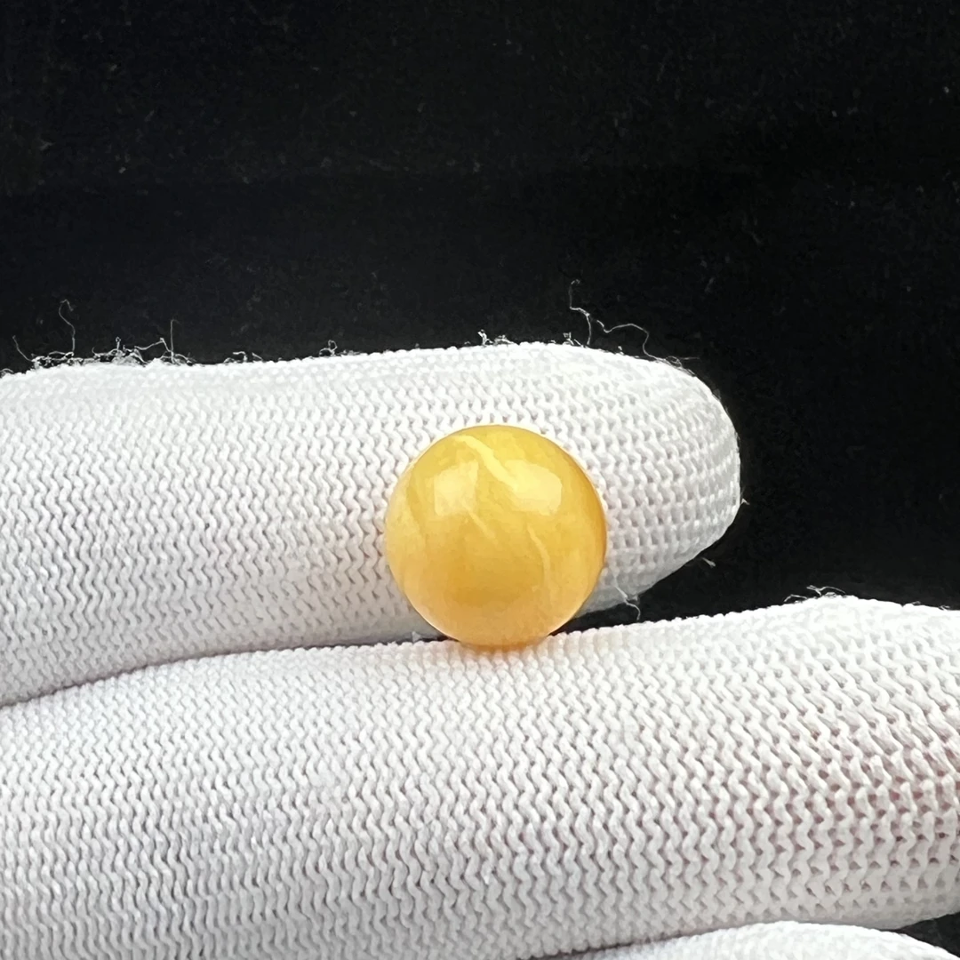 A3700天然蜜蜡 俄料圆珠13.3mm 一物一图 假一罚十