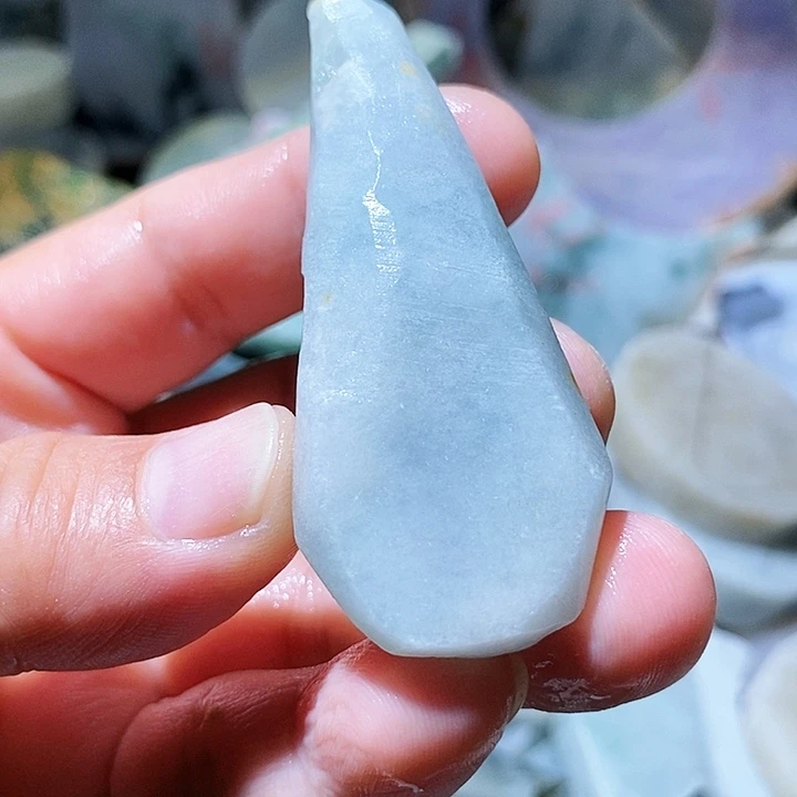 散珠翡翠边角料95