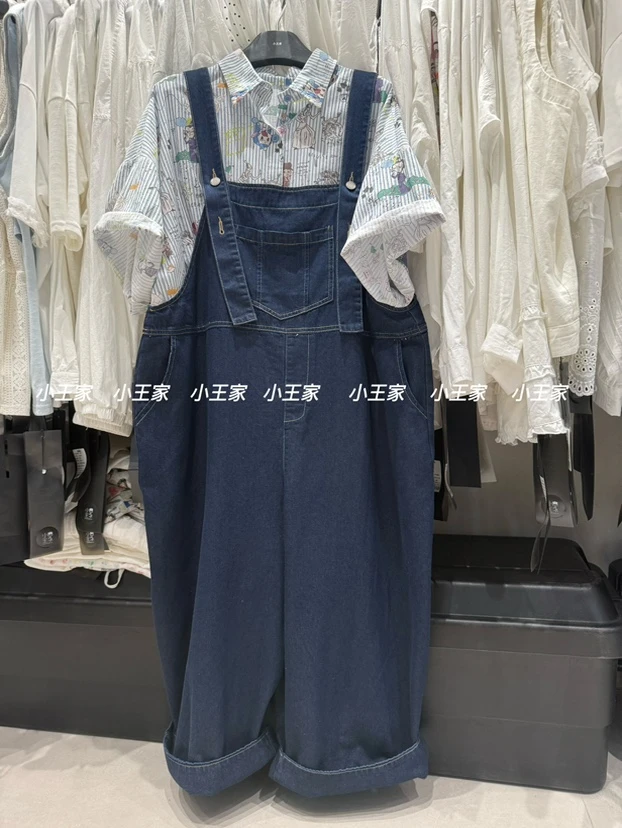 叨叨推荐款 XW#01019#牛仔背带裤 X