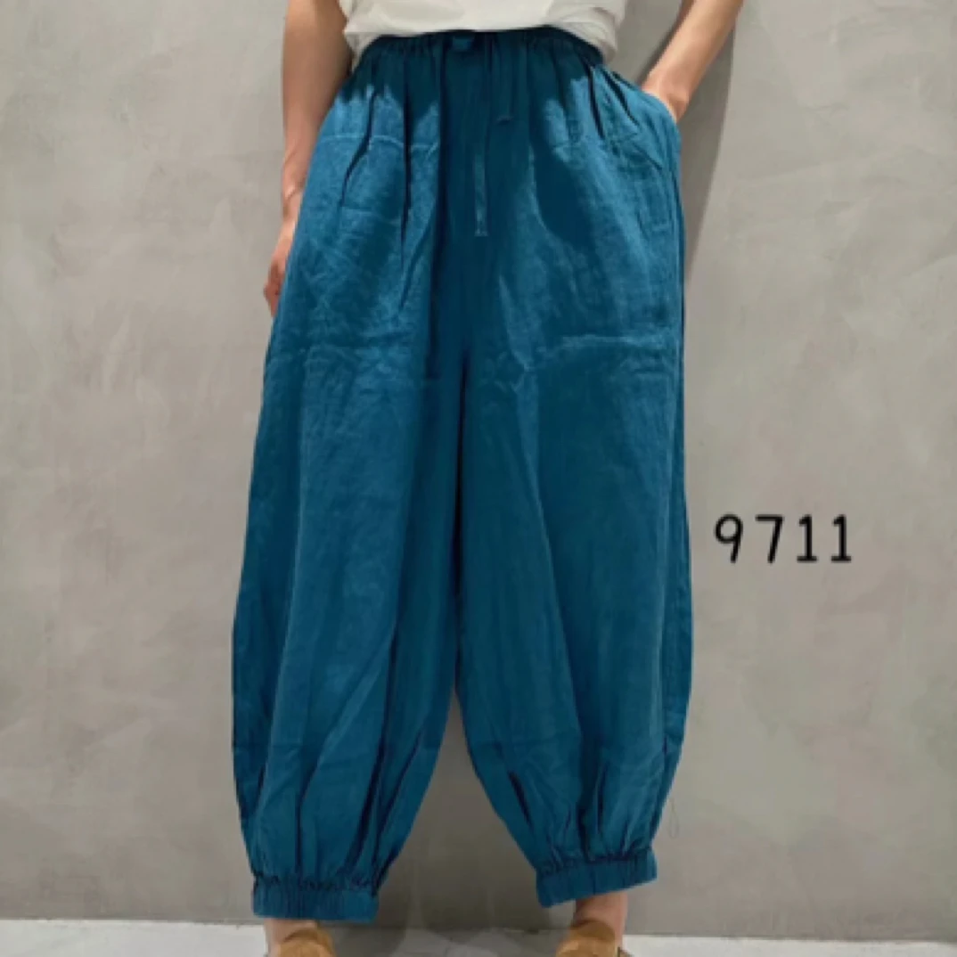 | 大大 | 麻橙子家 | 9711#麻料束脚麻裤 |