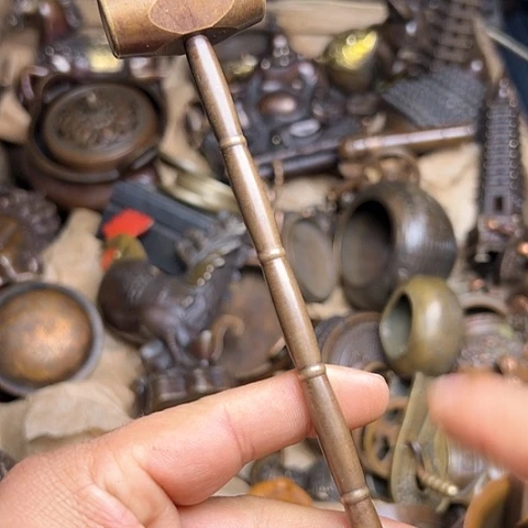 铜制工艺把玩摆件