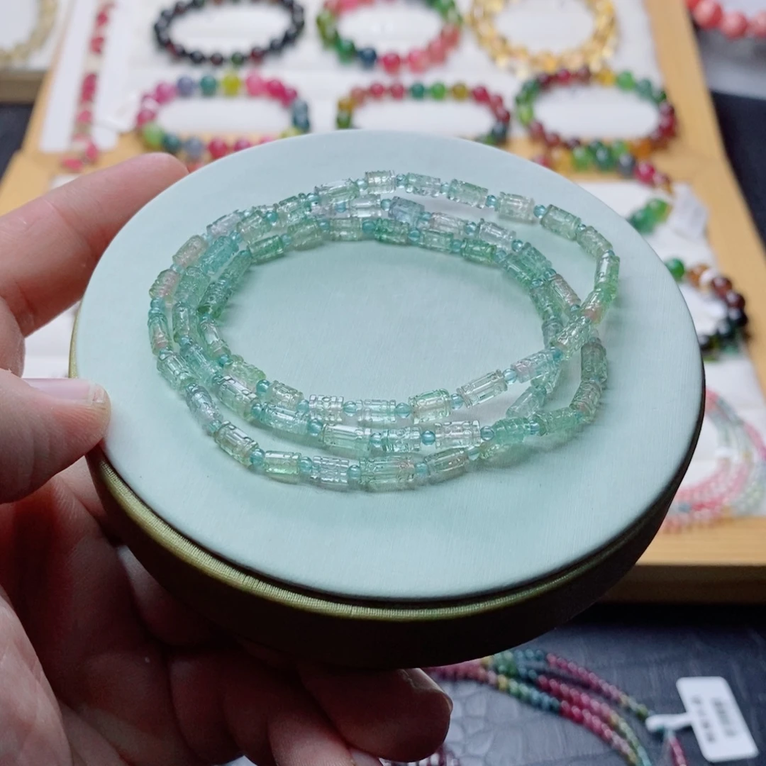 碧玺碧玺手链未镶嵌