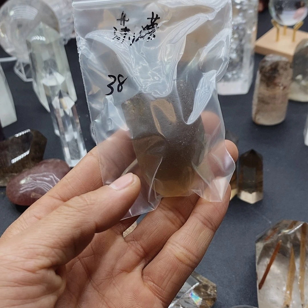 水晶茶水晶万花筒未镶嵌