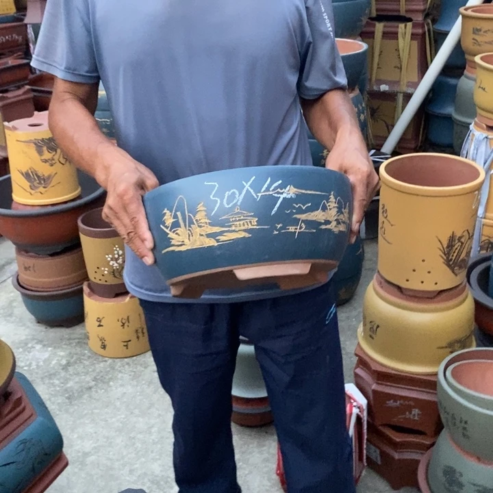 紫砂花盆紫砂艺术