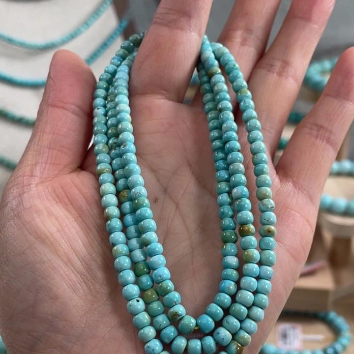 未镶嵌绿松石项链4+炫彩108