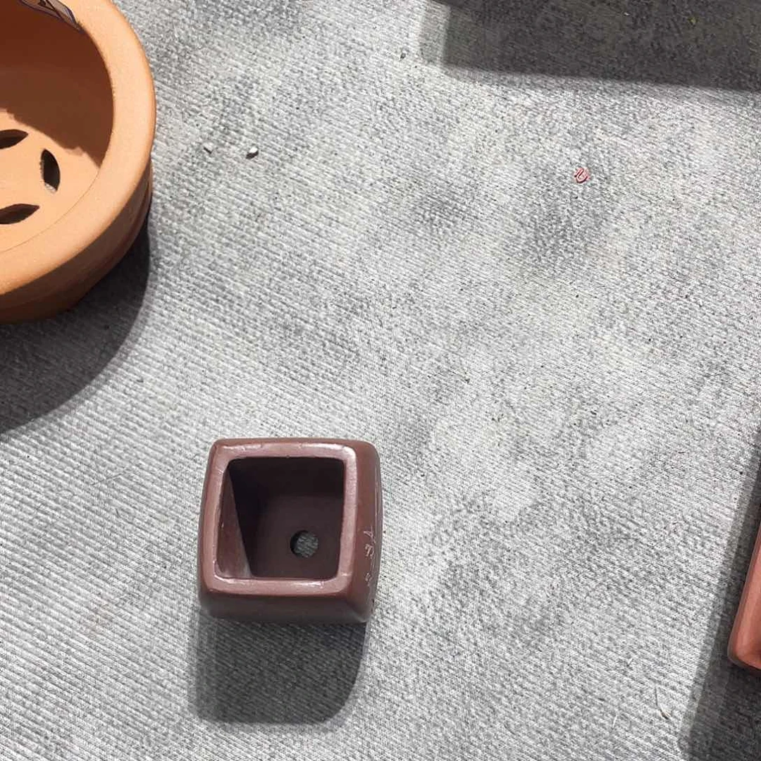 紫砂@**子紫砂小盆微瑕3.5*5