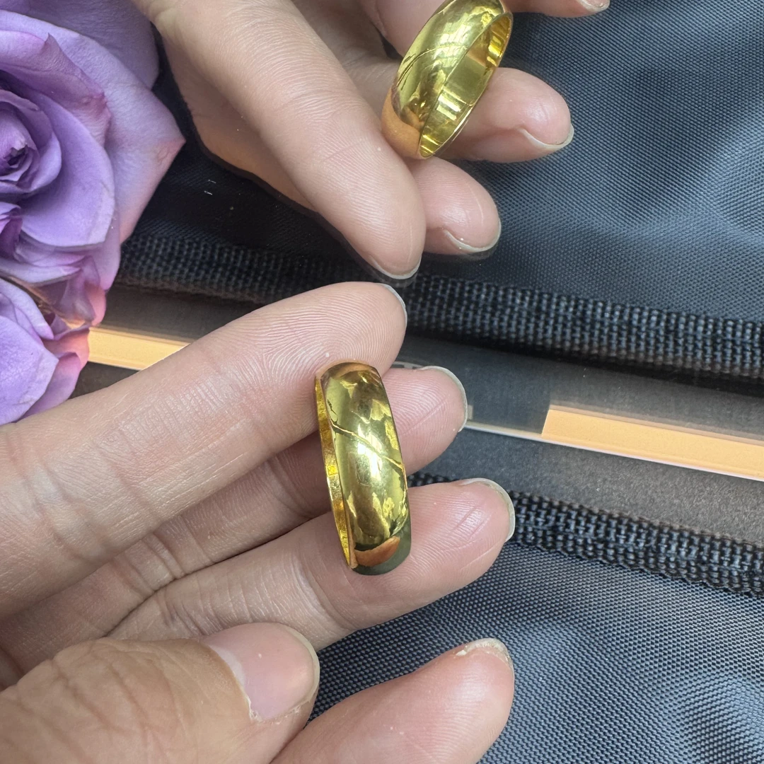 【丁老头甄选】光面轮胎戒指4056