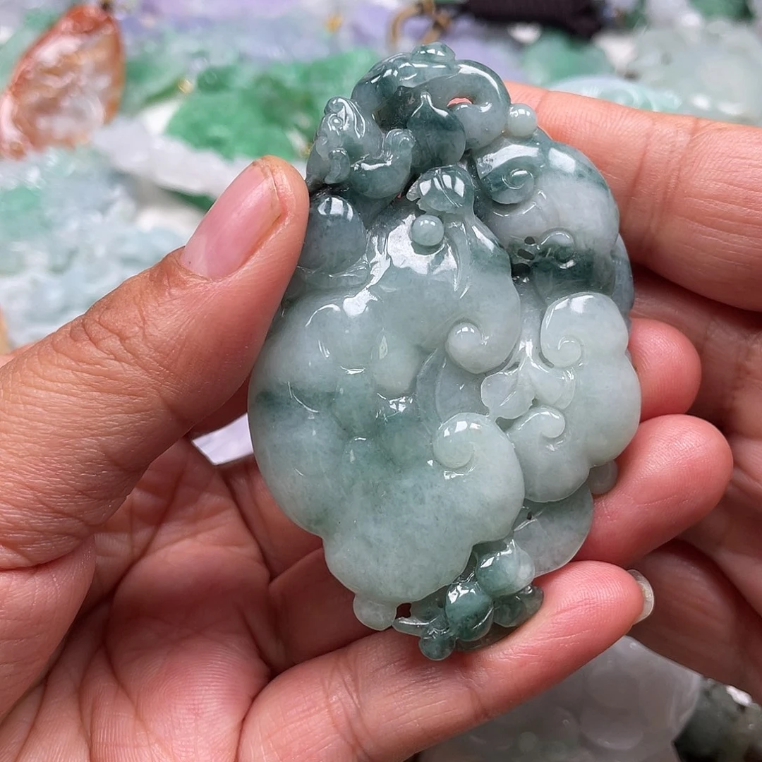 颈饰未镶嵌翡翠翡玉缘翡翠