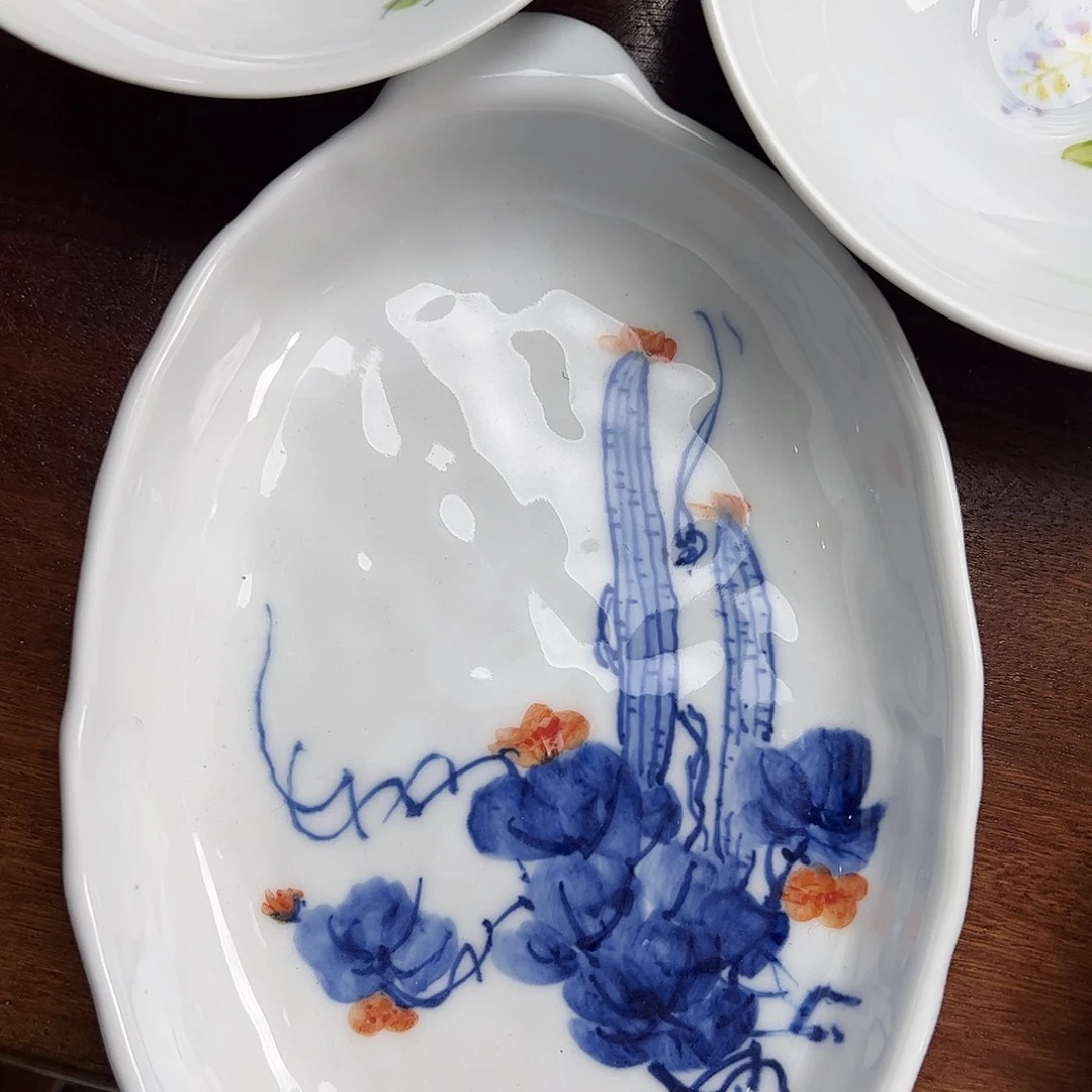瓷片景德镇陶瓷手工手绘制作