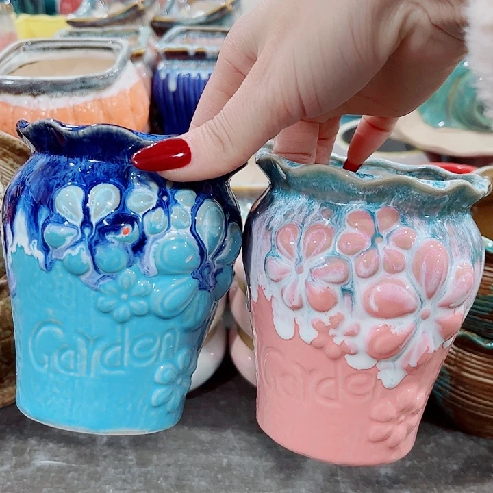 多肉陶瓷花盆满10元包邮