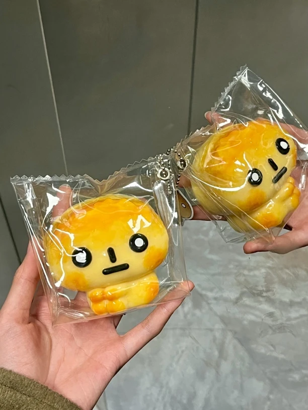 烤焦面包捏捏 纯泥感 食品级硅胶 手工制品默认微瑕