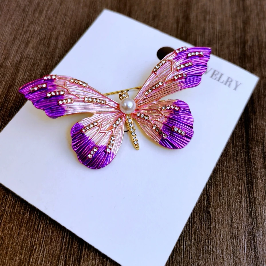 合金胸针 007 时尚百搭款蝴蝶胸针衣服胸花