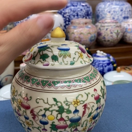 瓷片茶叶罐密封罐