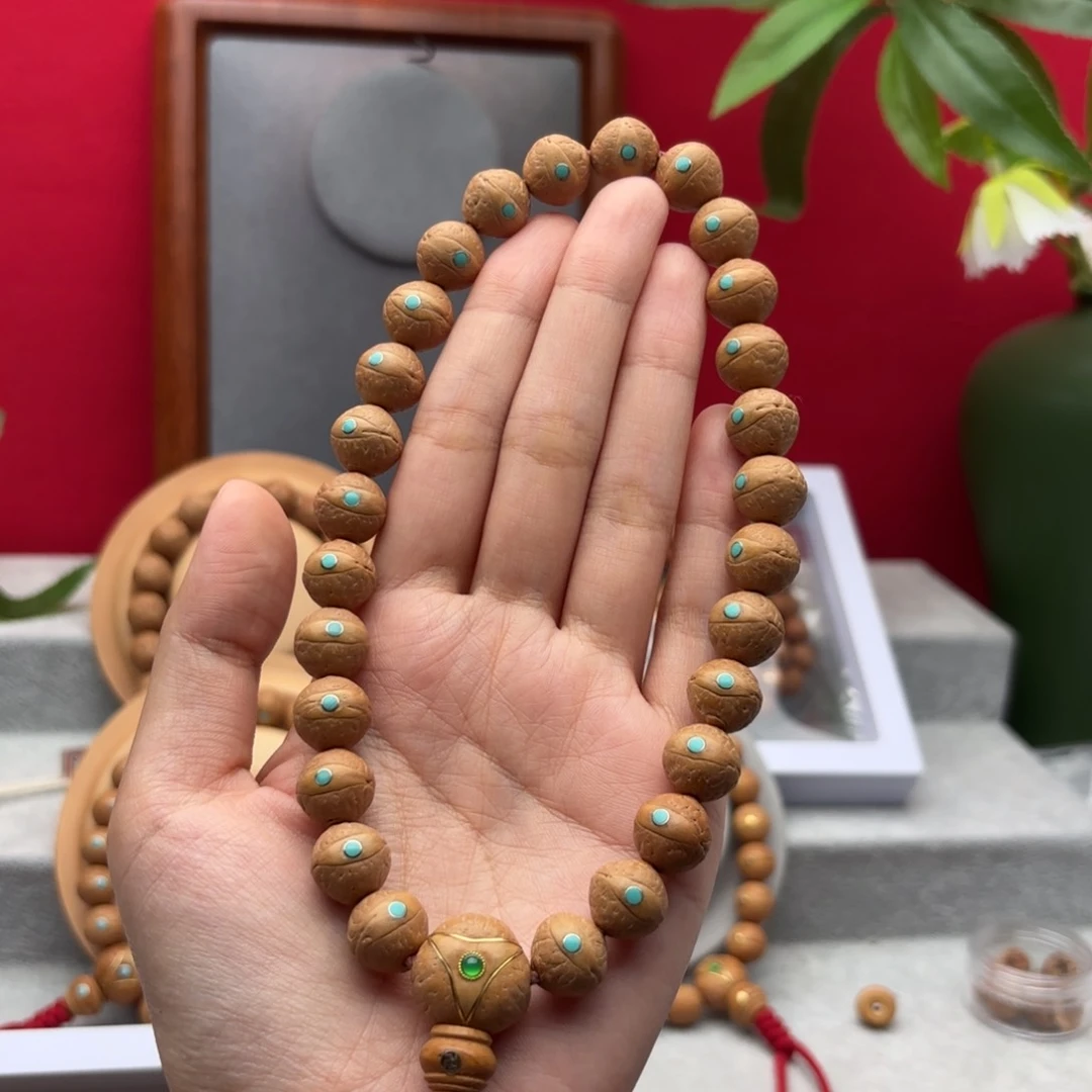 凤眼菩提手串12.5左右镶嵌手持