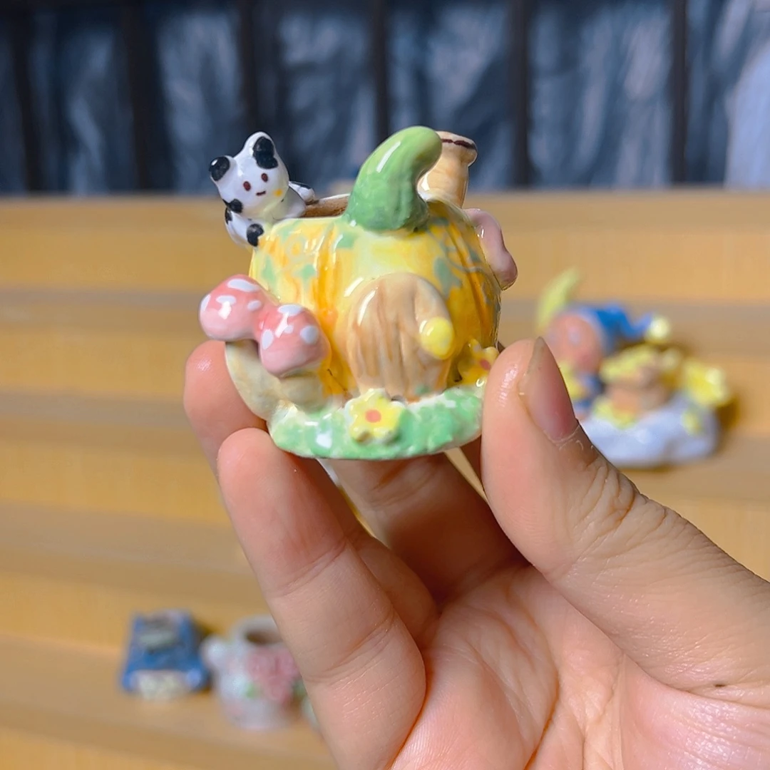 老梧家的纯手工多肉花盆