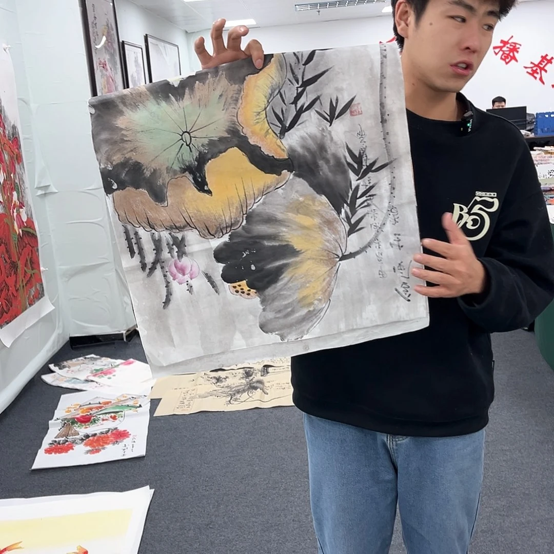 国画宣纸国画纯手绘作品