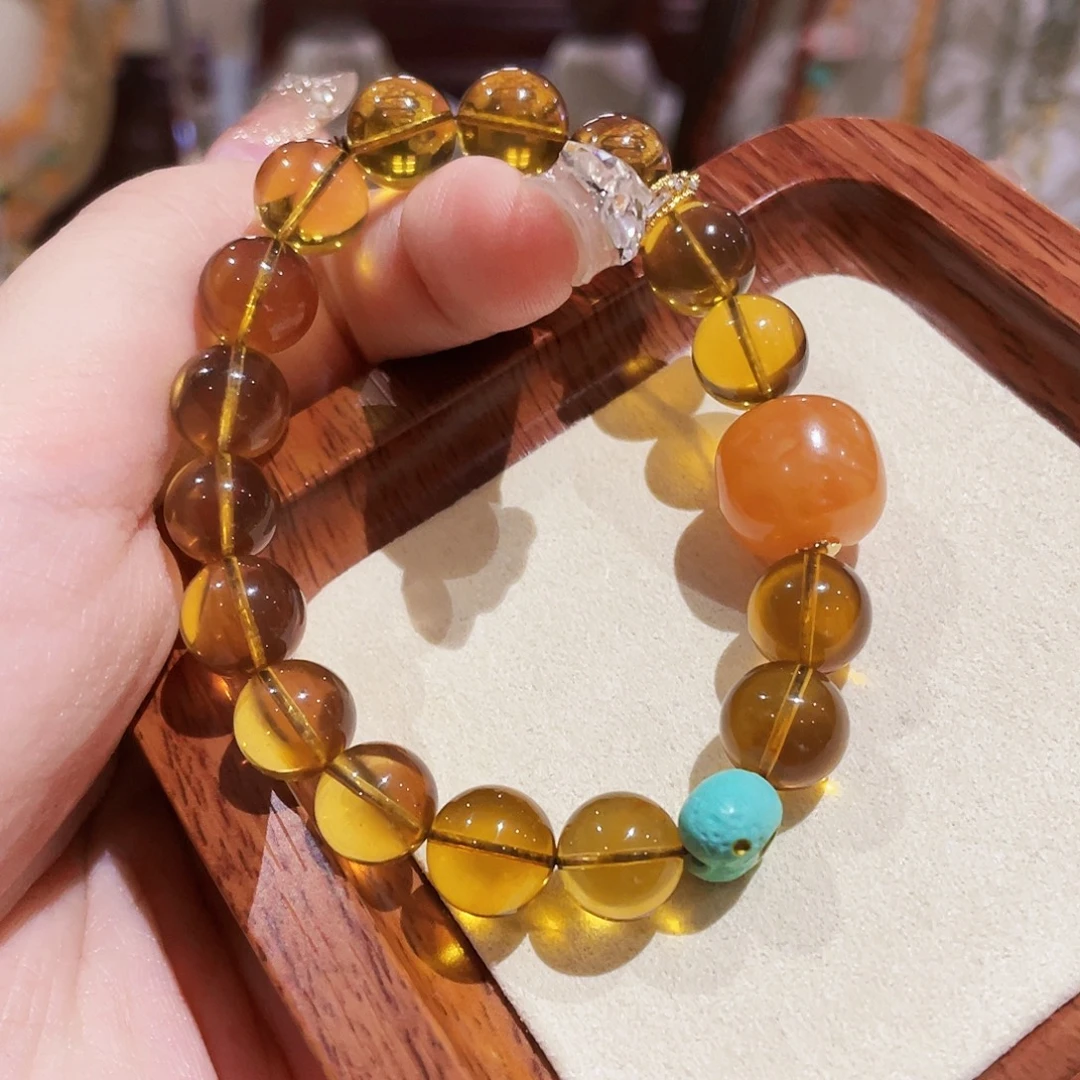 蜜蜡未镶嵌手链手串