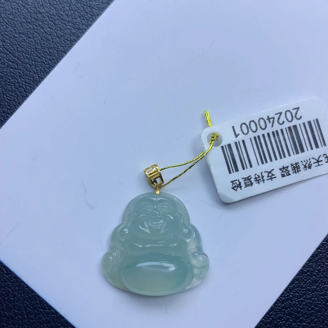翡翠颈饰未镶嵌佛公