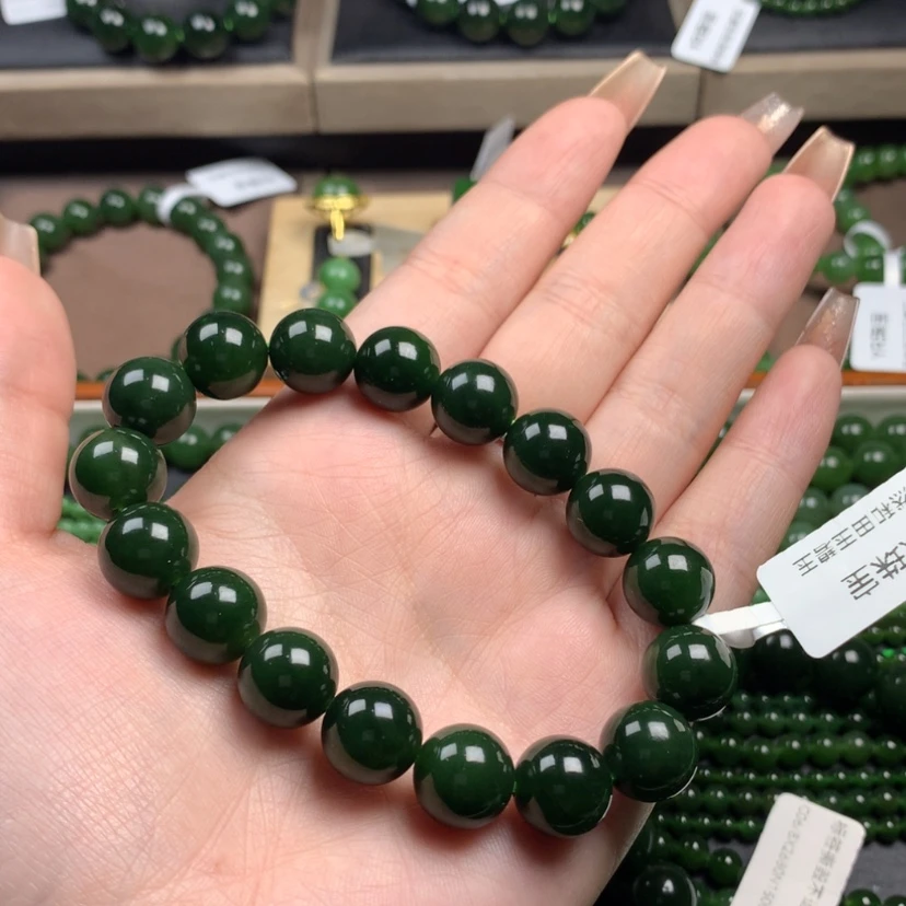 【闪购商品】和田玉（碧玉）手串未镶嵌＆***生