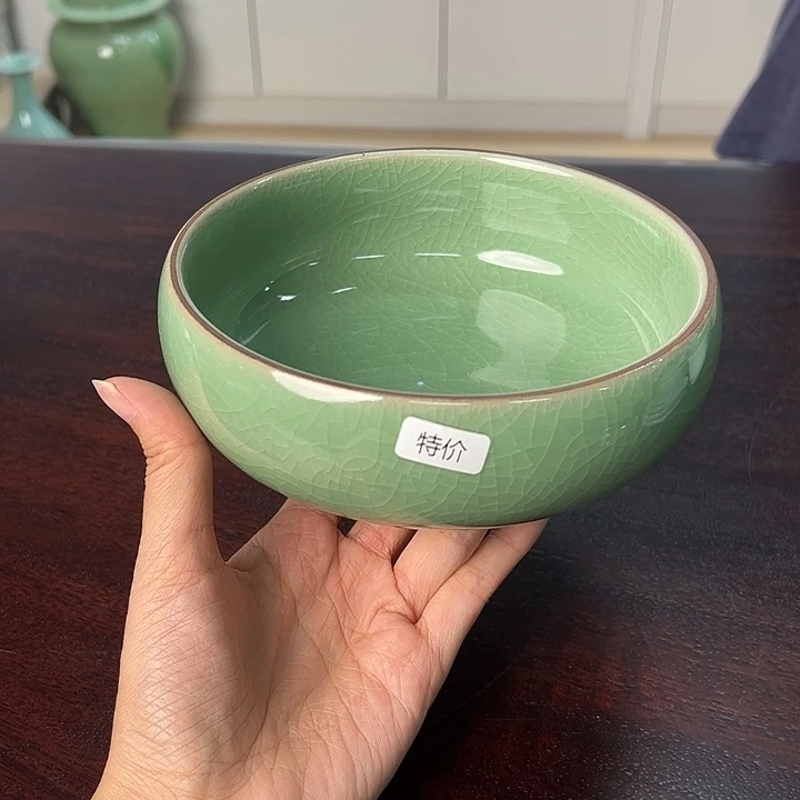 龙泉云间青瓷小米茶器