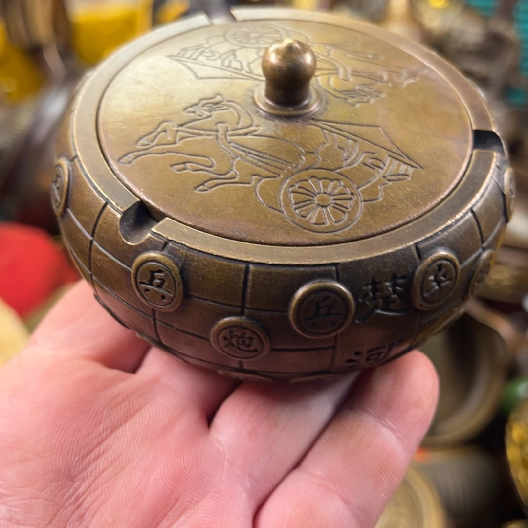 茶壶香炉铜器摆件