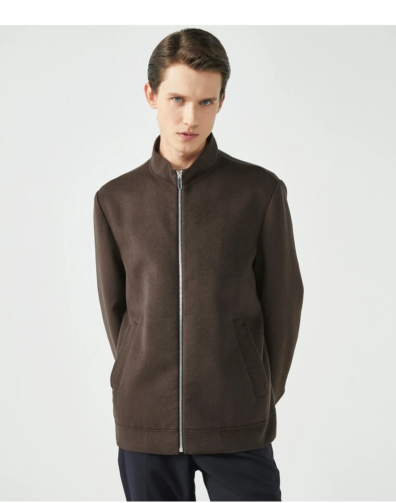 劲霸短版商务风尚双面毛呢短板茄克|BDWG3232