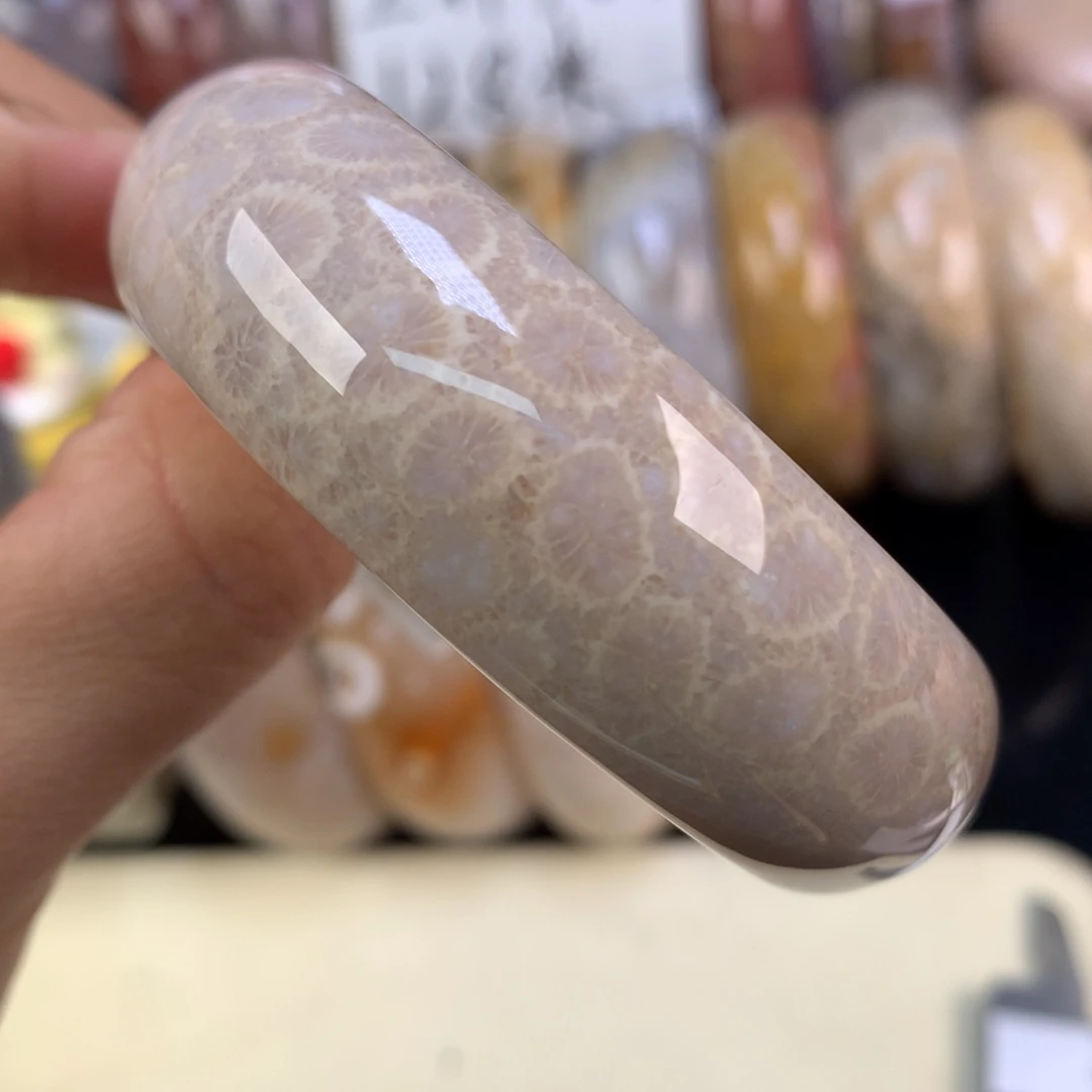 硅化珊瑚（珊瑚玉）未镶嵌吊坠(赠链)上新50.5圈（30号）