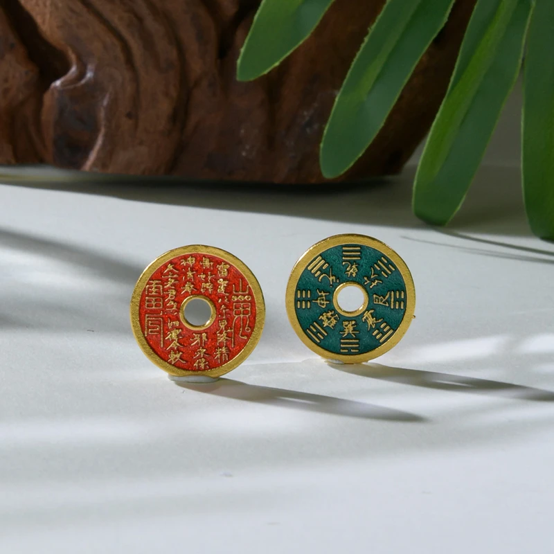 合金珐琅吊坠 【山鬼花钱】多样性发其一