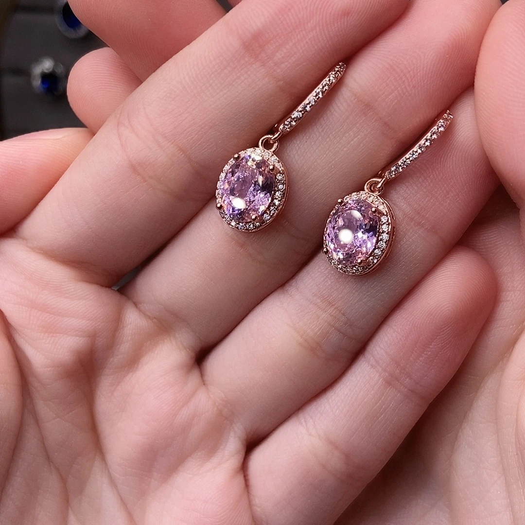 珠宝奇石碧玺银S925镶嵌