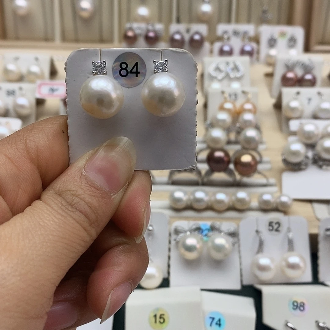 颈饰淡水珍珠银S925镶嵌