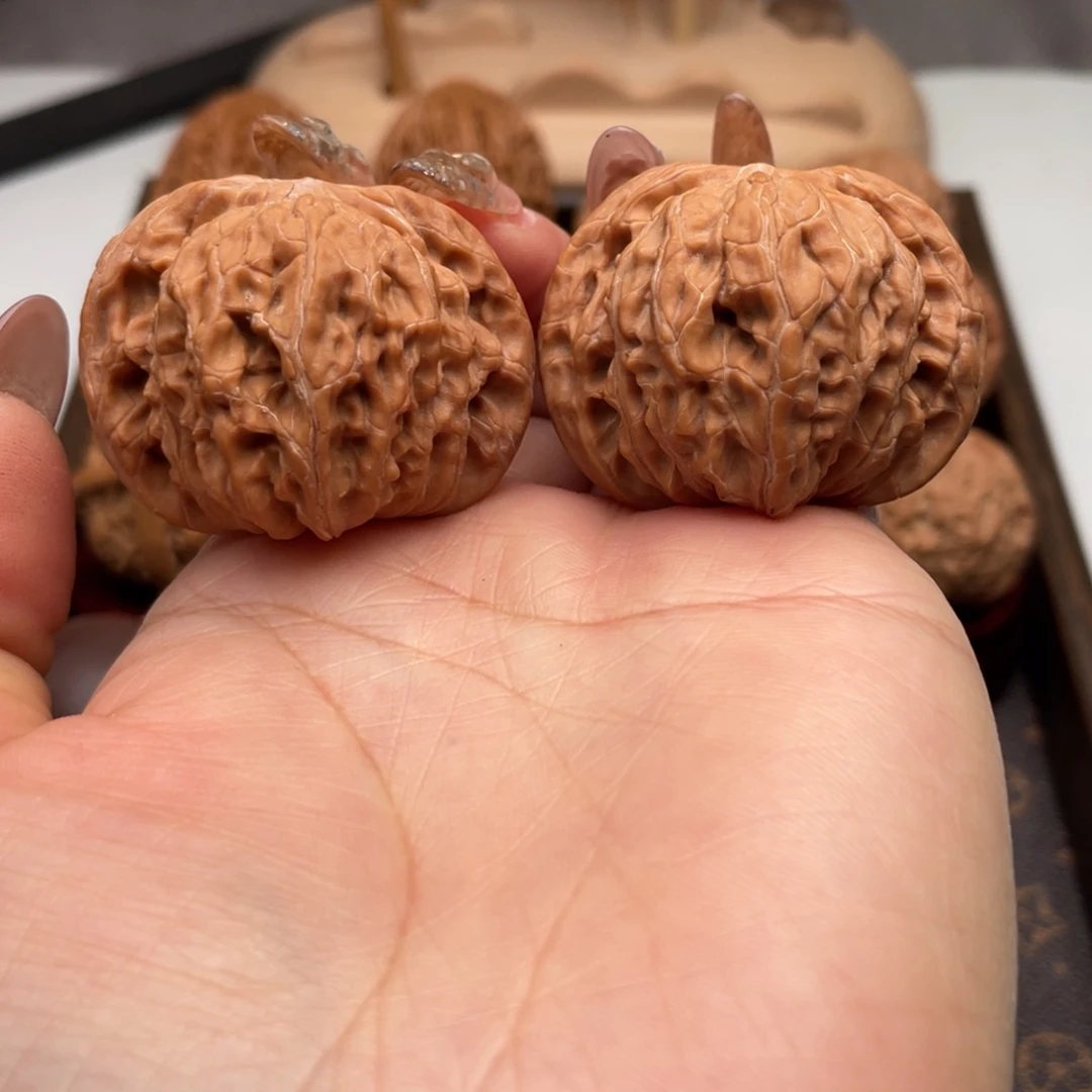 桃核把件磨盘全品41