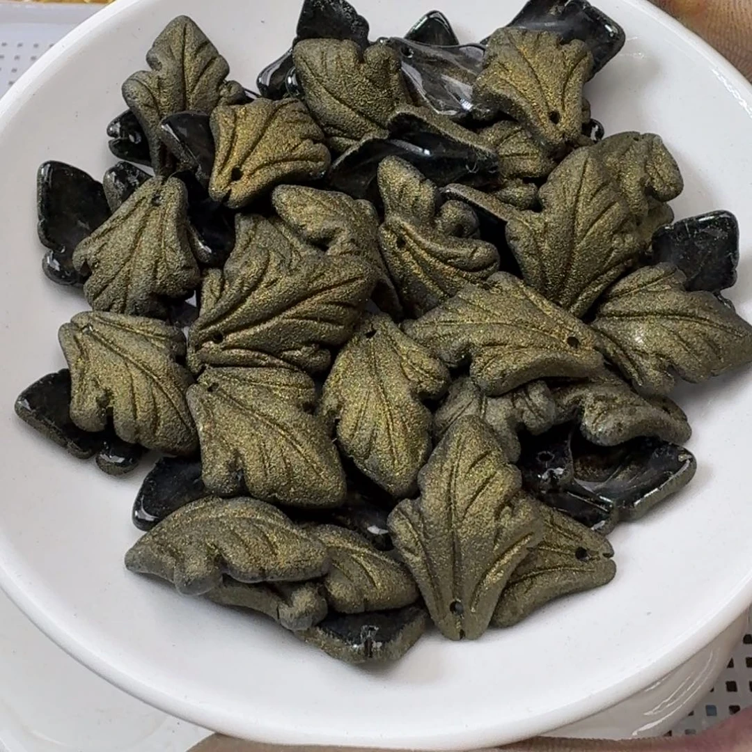 玻璃207号 小牡丹叶 五十个单面