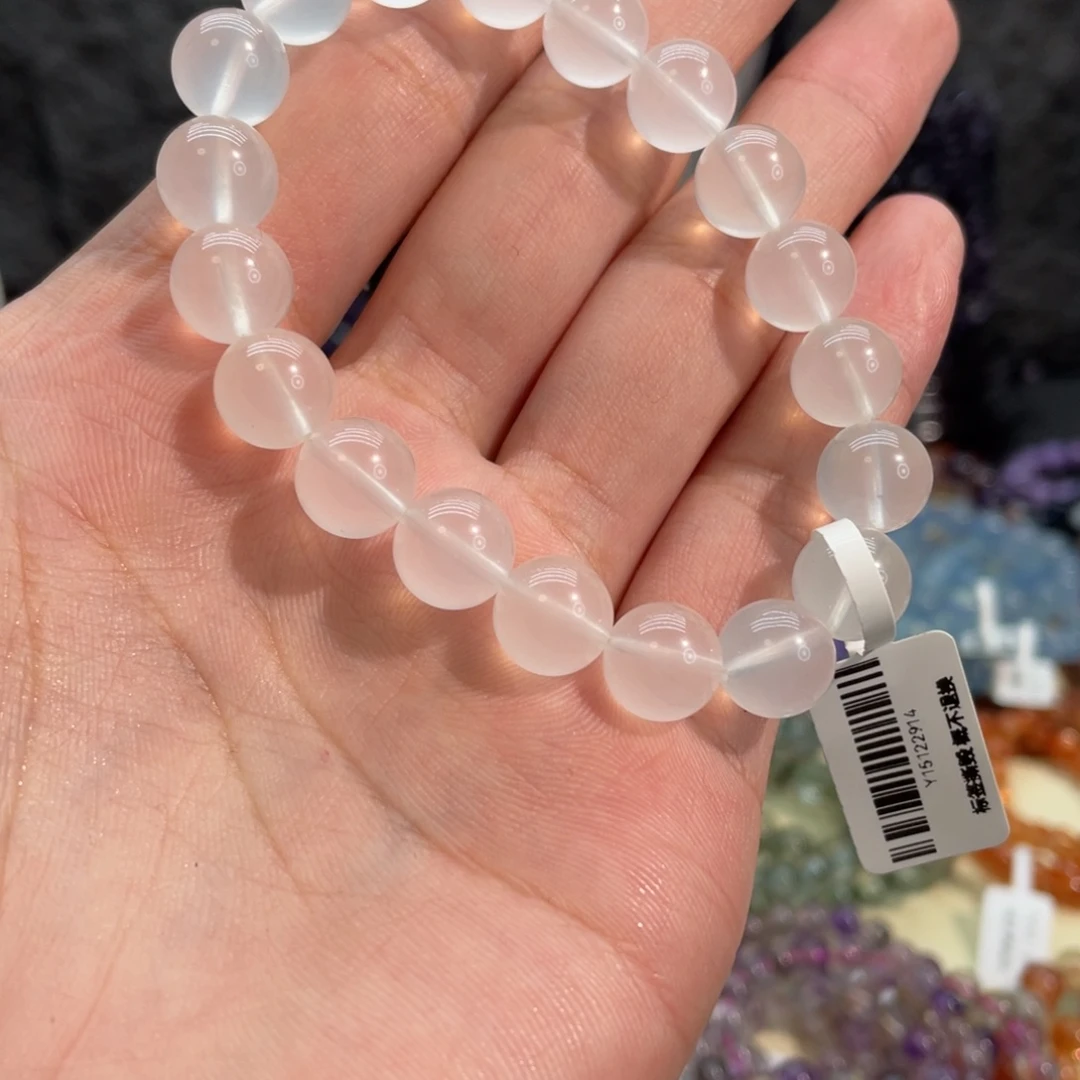 六***姐手链水晶未镶嵌奶白晶10