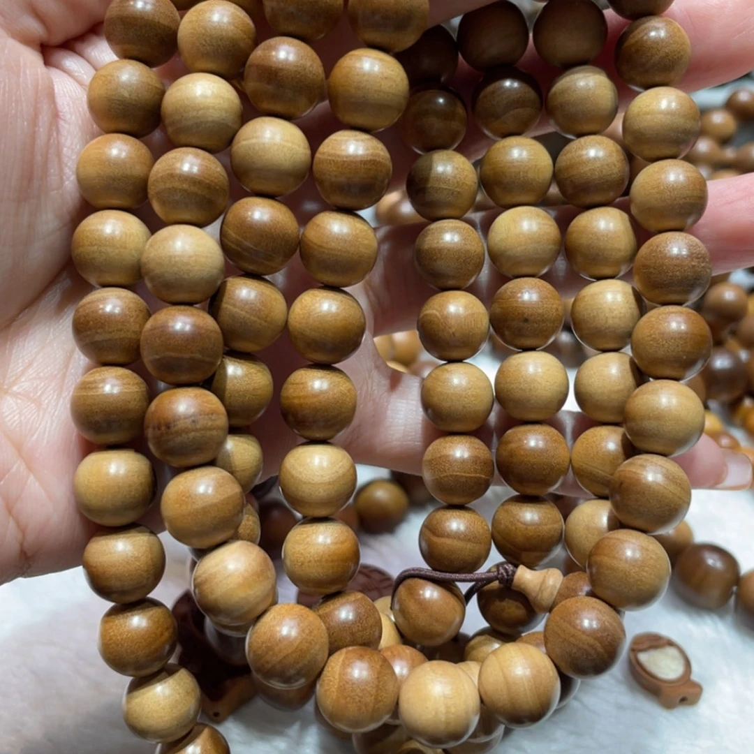 【闪购商品】檀香木手串/手链莣*祂1.0×108横纹