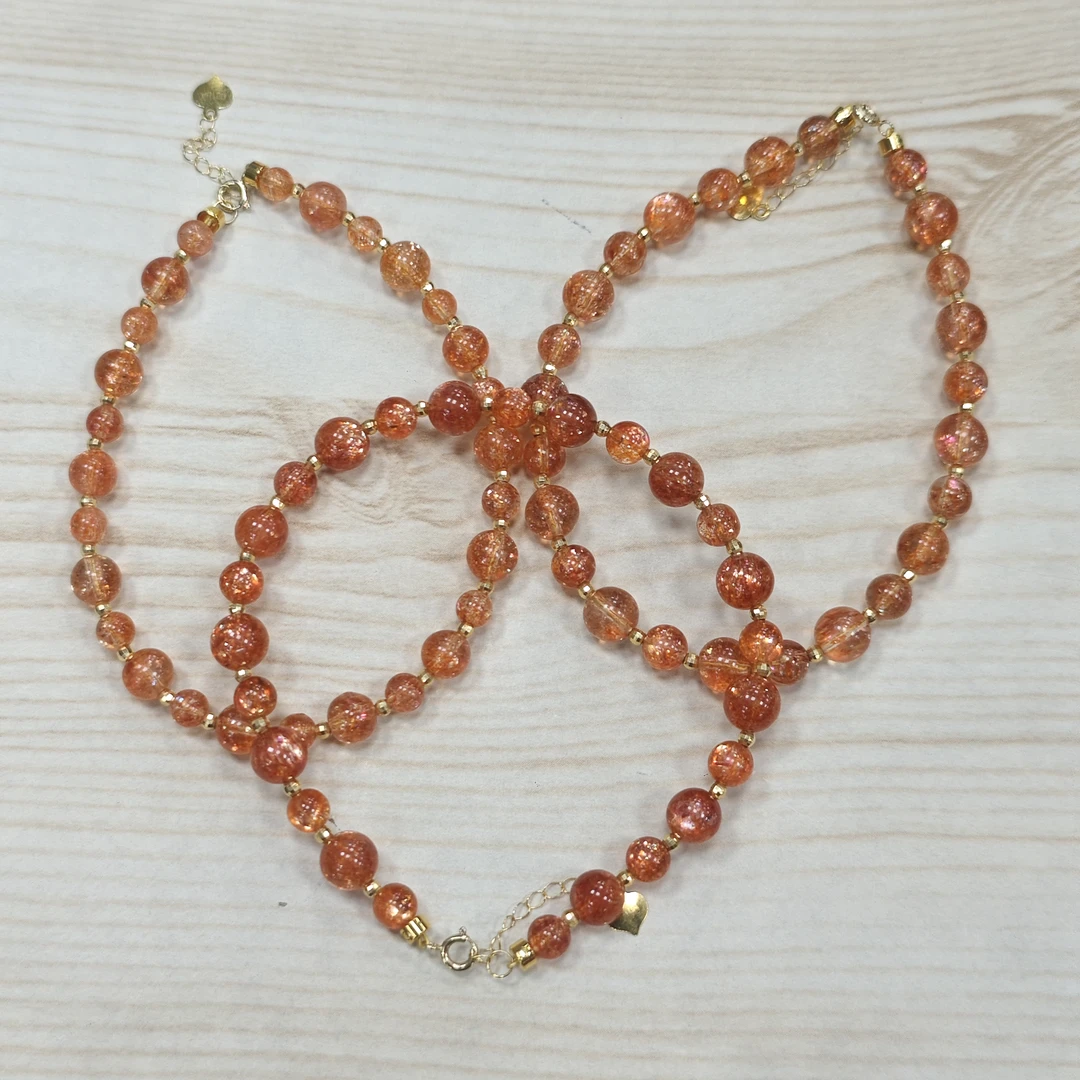 【书记甄选】天然金太阳单圈手链 多样式发一件 约4-5mm XC4731