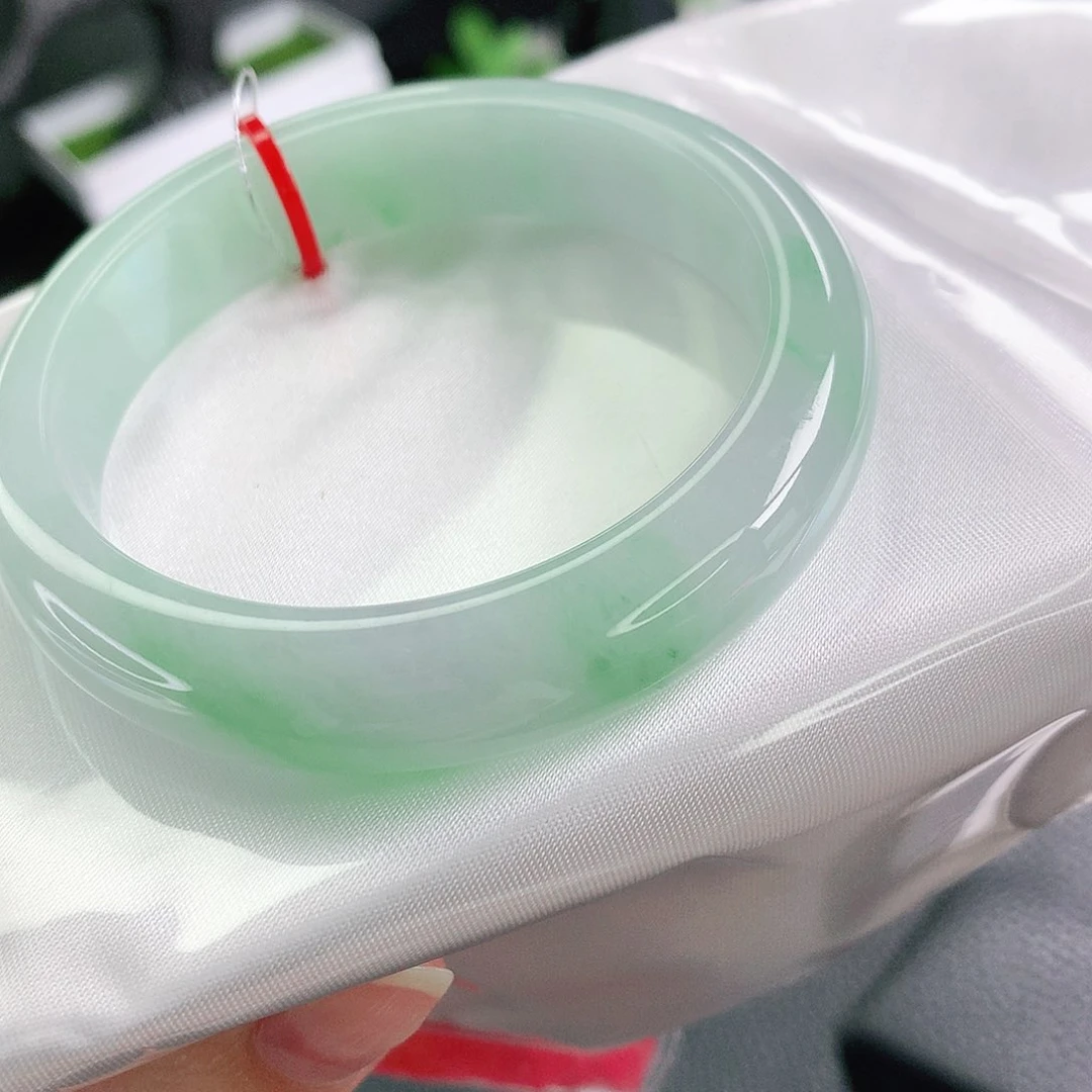 未镶嵌手镯翡翠53.5圈