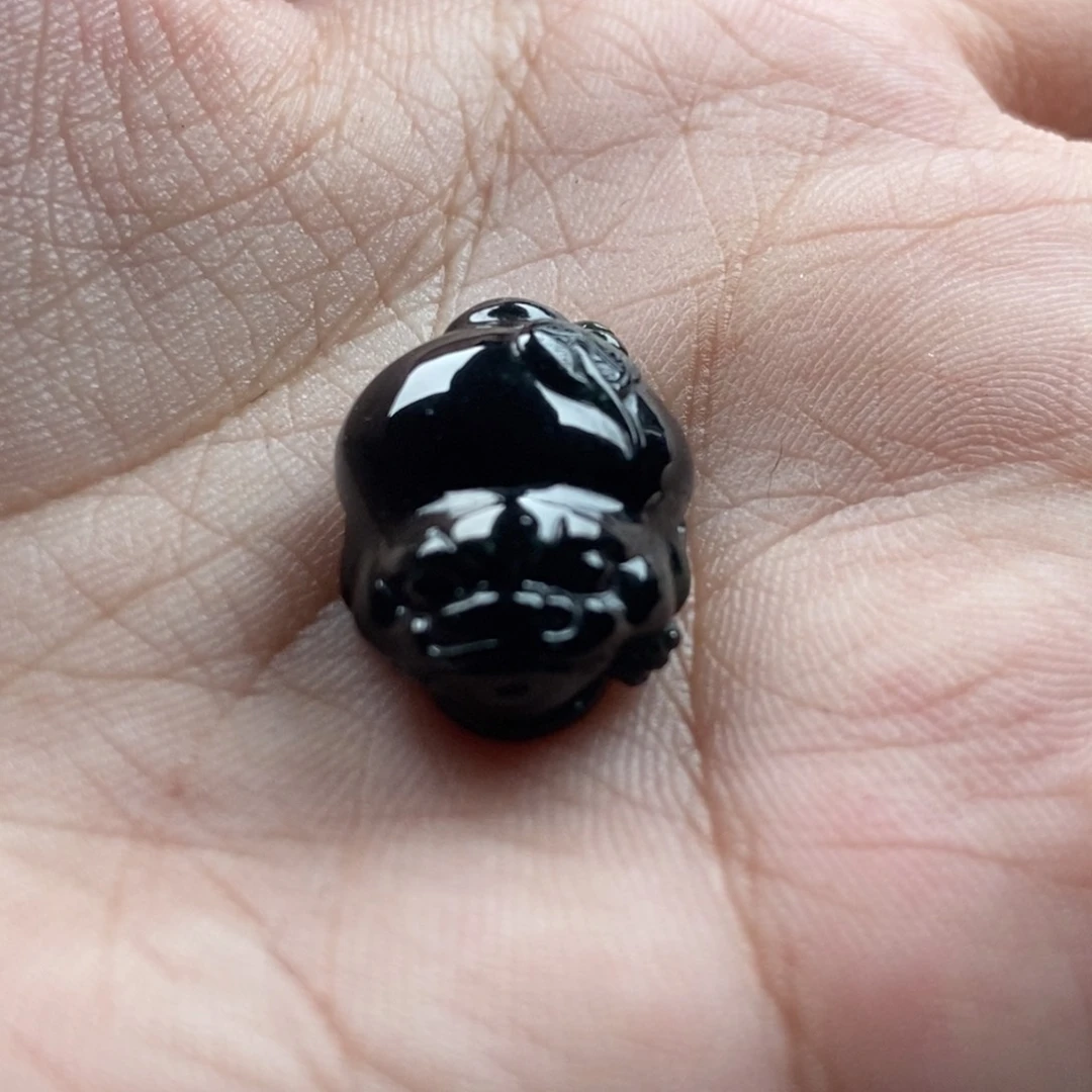 颈饰未镶嵌翡翠金蟾