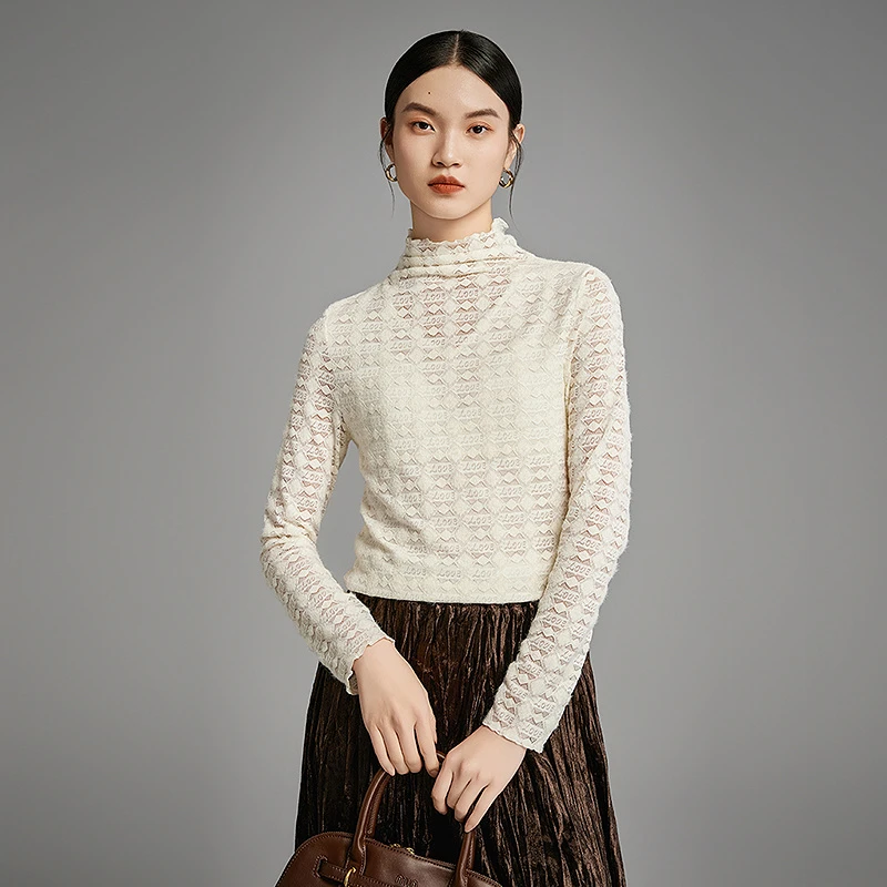 【CC专属】MOFAN摩凡冬新款米白衬衫MBX382033