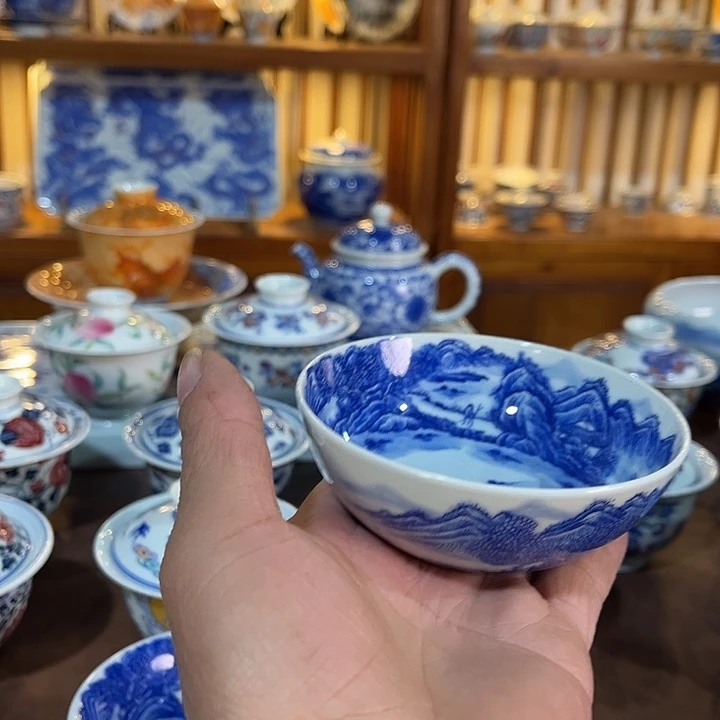 錡镇堂手工手绘杯