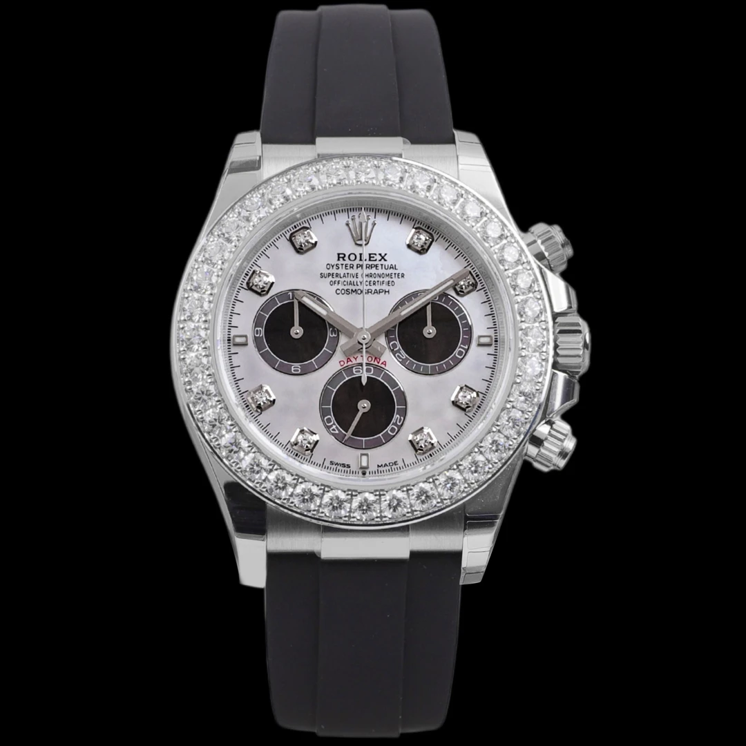 99新 Rolex/劳力士 S/迪通拿126589/钻圈贝母24年未使用全套/40mm