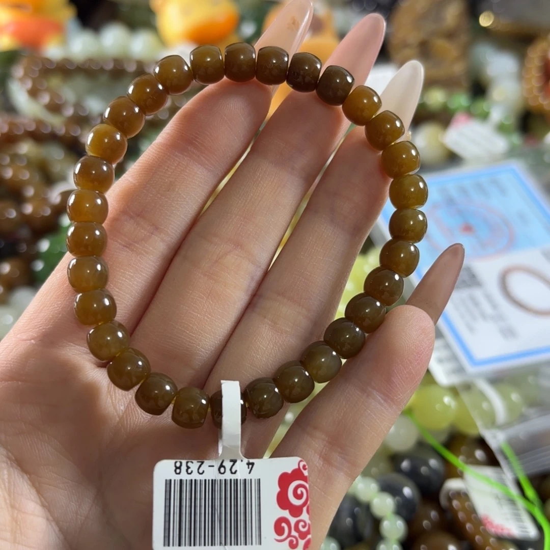 和田玉未镶嵌手链179