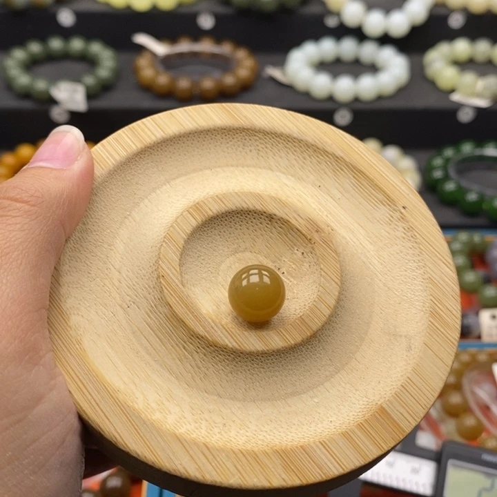 和田玉未镶嵌手链L卡12