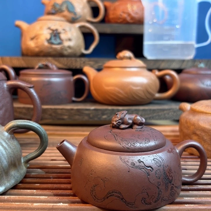 原矿老紫泥120cc紫砂壶