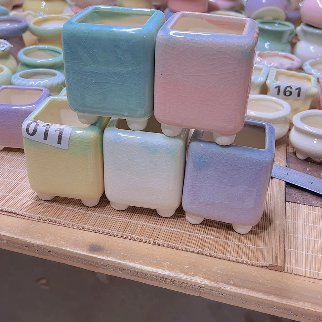 红陶陶瓷花盆当场满12包邮