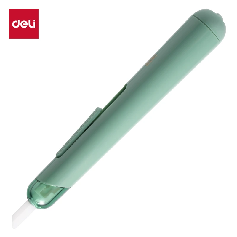 Deli/得力陶瓷美工刀3档刀刃可调拆快递小型裁纸刀