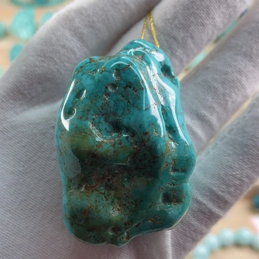 绿松石珠宝奇石未镶嵌