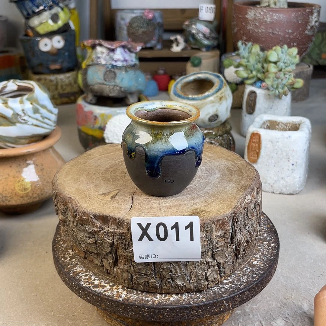 开播福利 陶瓷花盆 默认微次