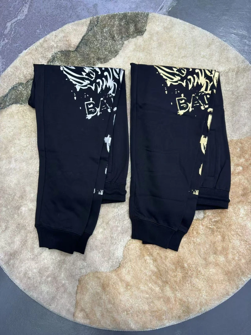 新款卫裤2024休闲印花男潮牌